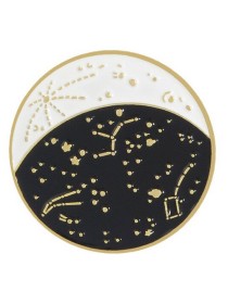 Moon and Stars Enamel Pin 